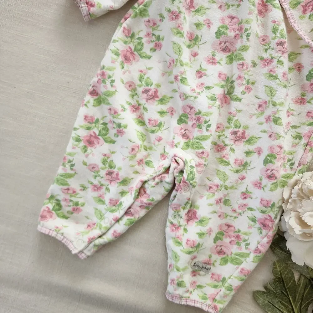 Vintage Floral Kimono Bodysuit 9-12 months
